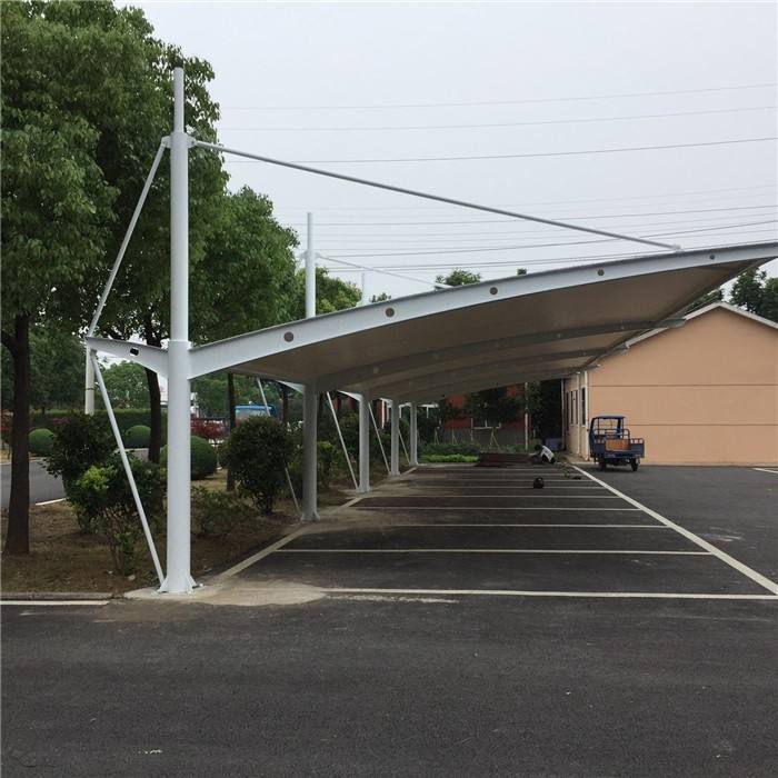 膜結構汽車棚過去很常見 膜結構汽車棚過去很常見