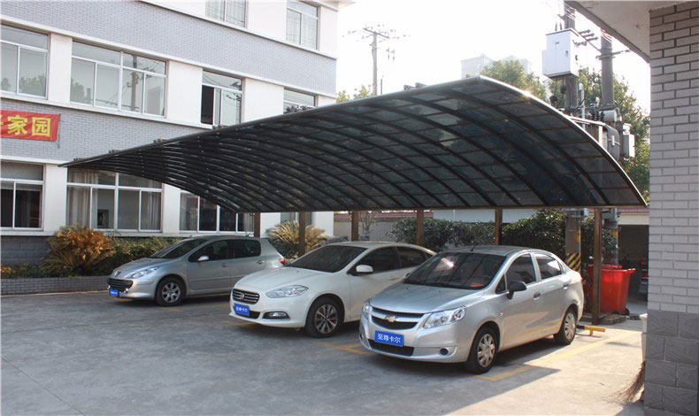 閔行區友誼村鋁合金車棚工程