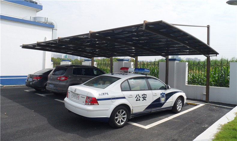 至尊卡爾鋁合金車棚與白鶴檢查站結緣