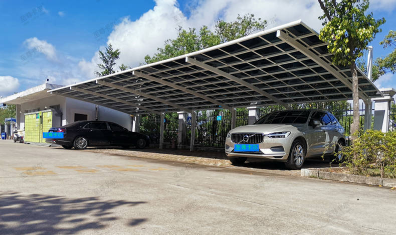 別選膜結(jié)構(gòu)車棚工程了，真的。快來(lái)看看這套車棚效果圖