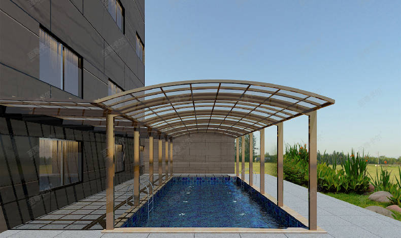 【效果圖】免費(fèi)測(cè)量設(shè)計(jì)（泳池棚）