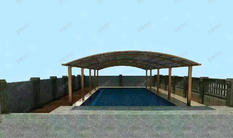【效果圖】免費(fèi)測(cè)量設(shè)計(jì)（泳池棚）